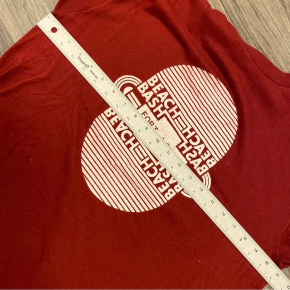 ‘90s VTG Chevy Beach Bash T-Shirt XL Measurement USA Made Single Stitch Hanes - Picture 5 of 9